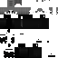 Black Minecraft skin texture, 64x64 pixels