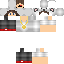 Minecraft skin texture, 64x64 pixels