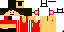 Minecraft skin texture, 64x32 legacy pixels
