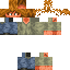 Minecraft skin texture, 64x64 pixels