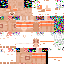 Minecraft skin texture, 64x64 pixels