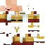 Minecraft skin texture, 64x64 pixels