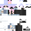Minecraft skin texture, 64x64 pixels