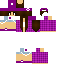 Minecraft skin texture, 64x64 pixels
