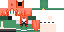 Minecraft skin texture, 64x32 legacy pixels