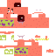 Minecraft skin texture, 64x64 pixels