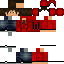 Minecraft skin texture, 64x64 pixels