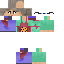 Minecraft skin texture, 64x64 pixels