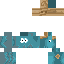 Minecraft skin texture, 64x64 pixels