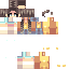 Minecraft skin texture, 64x64 pixels