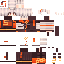 Minecraft skin texture, 64x64 pixels