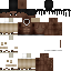 Minecraft skin texture, 64x64 pixels
