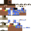 Minecraft skin texture, 64x64 pixels