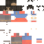 Minecraft skin texture, 64x64 pixels