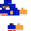 Minecraft skin texture, 64x64 pixels