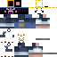 Minecraft skin texture, 64x64 pixels