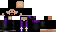 Minecraft skin texture, 64x32 legacy pixels