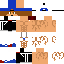 Minecraft skin texture, 64x64 pixels