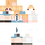 Minecraft skin texture, 64x64 pixels