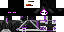 Minecraft skin texture, 64x32 legacy pixels