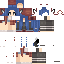 Minecraft skin texture, 64x64 pixels