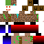 Minecraft skin texture, 64x64 pixels
