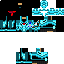 Minecraft skin texture, 64x64 pixels
