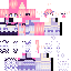 Minecraft skin texture, 64x64 pixels