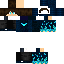 Minecraft skin texture, 64x64 pixels