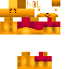 Minecraft skin texture, 64x64 pixels