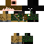 Minecraft skin texture, 64x64 pixels