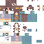 Minecraft skin texture, 64x64 pixels