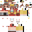 Minecraft skin texture, 64x64 pixels