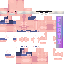 Minecraft skin texture, 64x64 pixels