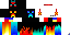 Minecraft skin texture, 64x32 legacy pixels