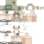 Minecraft skin texture, 64x64 pixels