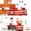 Minecraft skin texture, 64x64 pixels