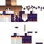Minecraft skin texture, 64x64 pixels