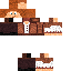 Minecraft skin texture, 64x64 pixels