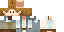 Minecraft skin texture, 64x32 legacy pixels