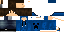 Minecraft skin texture, 64x32 legacy pixels