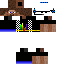 Minecraft skin texture, 64x64 pixels