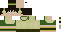 Minecraft skin texture, 64x32 legacy pixels