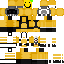 Minecraft skin texture, 64x64 pixels