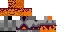 Minecraft skin texture, 64x32 legacy pixels