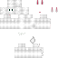 Minecraft skin texture, 64x64 pixels