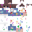 Minecraft skin texture, 64x64 pixels