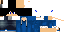 Minecraft skin texture, 64x32 legacy pixels