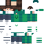 Minecraft skin texture, 64x64 pixels