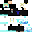Minecraft skin texture, 64x64 pixels